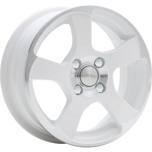 Диски Скад Акула 5.5x14 4*100 ET35 DIA67.1 Алмаз белый Литой купить с бесплатной доставкой в пункты выдачи в Петербурге